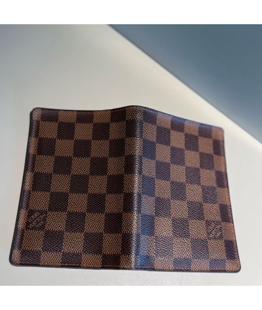 LOUIS VUITTON Коричневый кошелек, фото 3