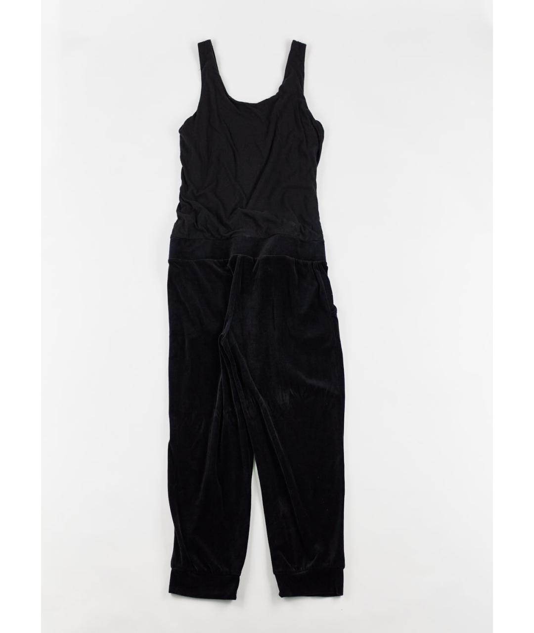 JUICY COUTURE Черный хлопковый комбинезон, фото 2