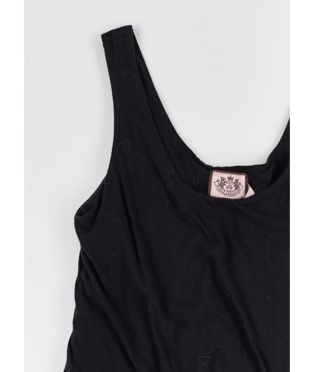JUICY COUTURE Черный хлопковый комбинезон, фото 5