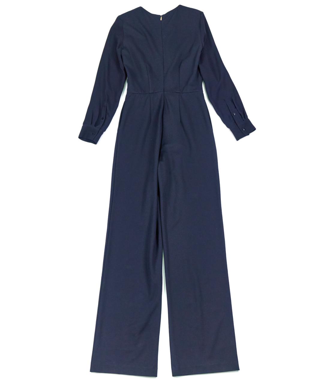 MAX MARA Синий вискозный комбинезон, фото 2