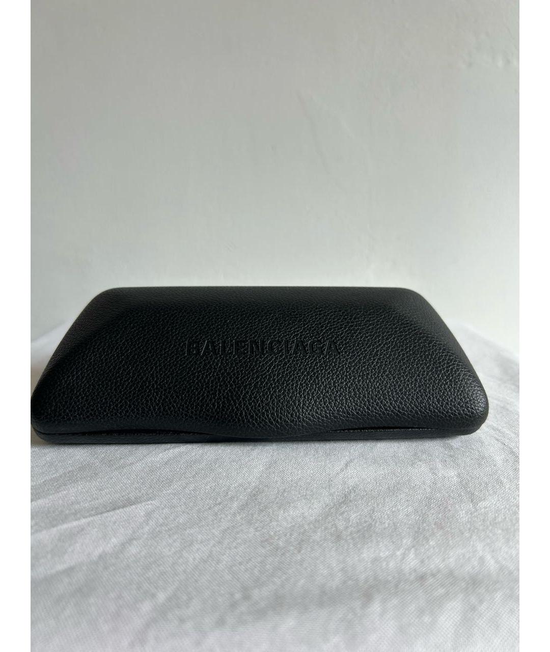 BALENCIAGA Синие металлические солнцезащитные очки, фото 4