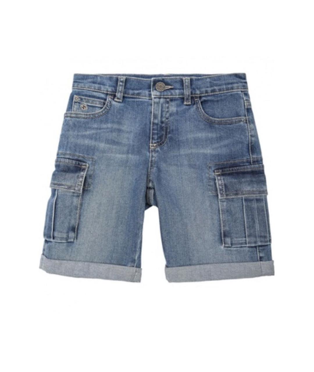 GUCCI KIDS Синие хлопковые детские шорты, фото 1