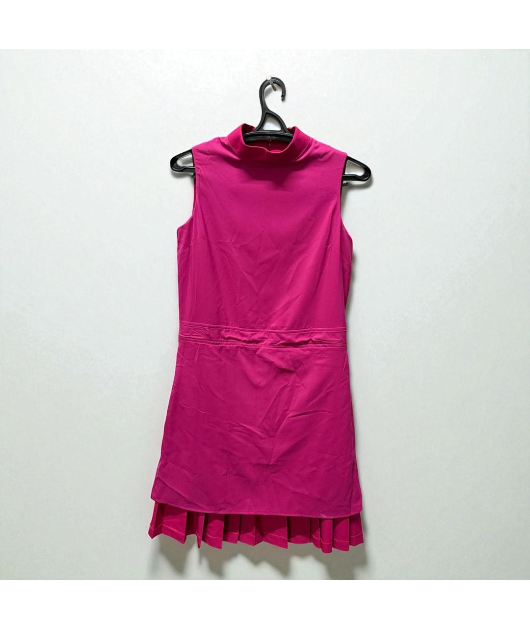BLUMARINE Фуксия вискозное платье, фото 5