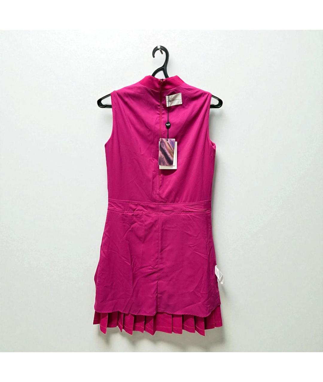 BLUMARINE Фуксия вискозное платье, фото 4