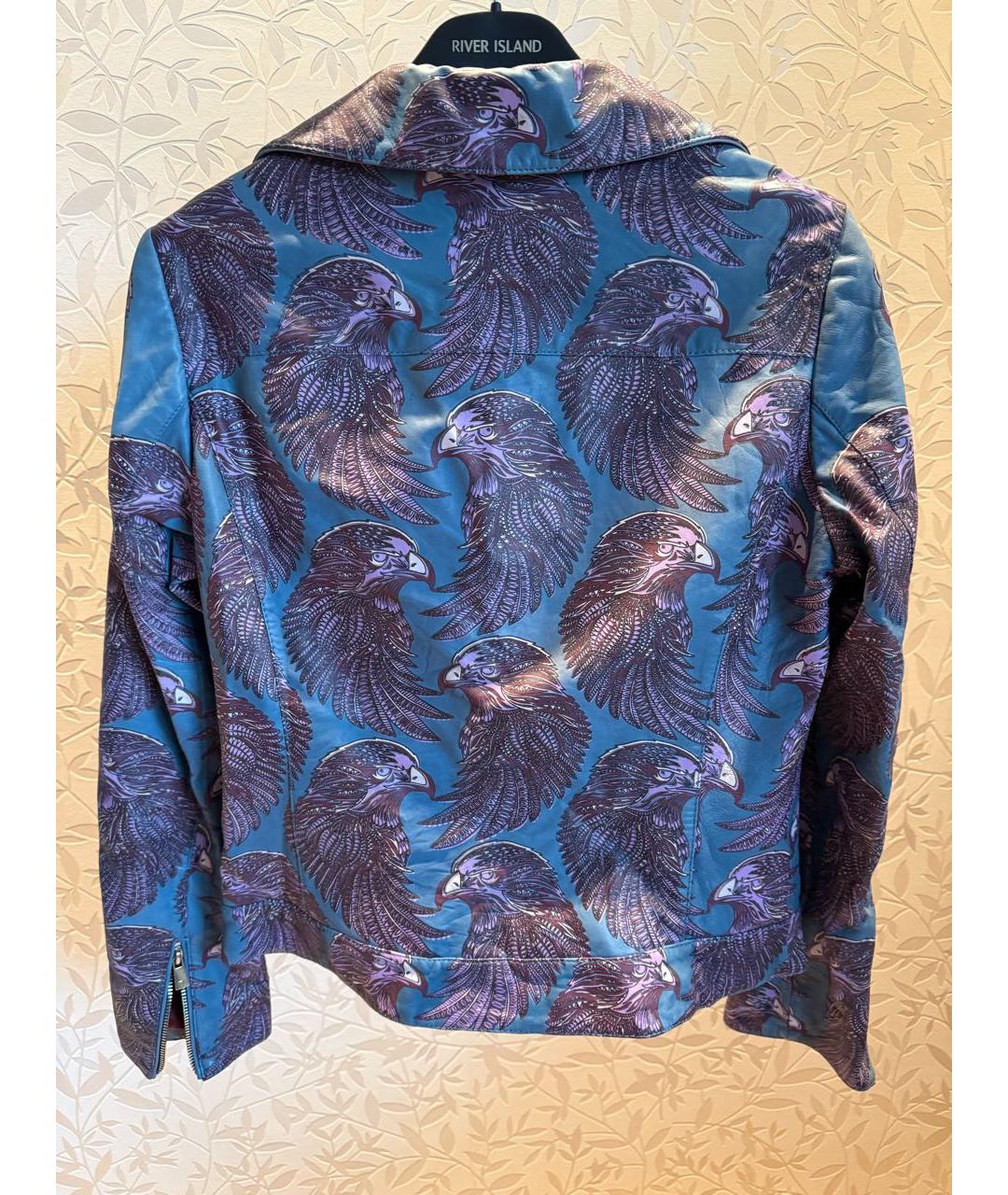 TRUSSARDI Мульти кожаная куртка, фото 2