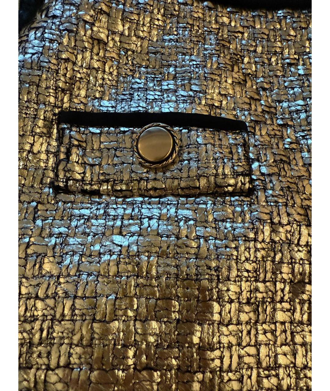 MSGM Серебряная юбка мини, фото 3