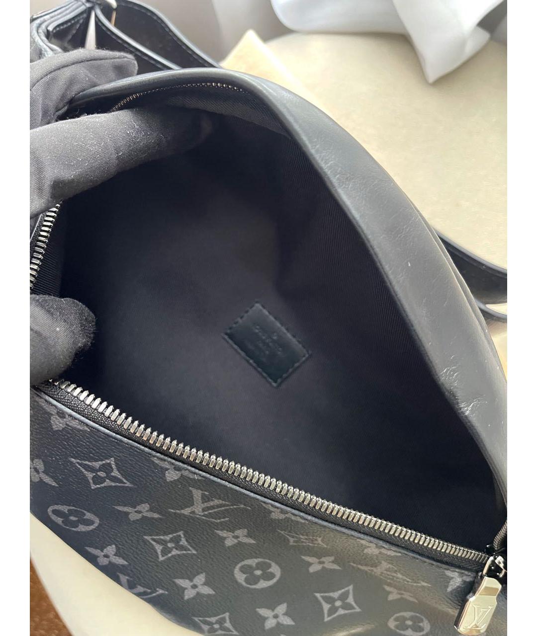 LOUIS VUITTON Черная поясная сумка, фото 4