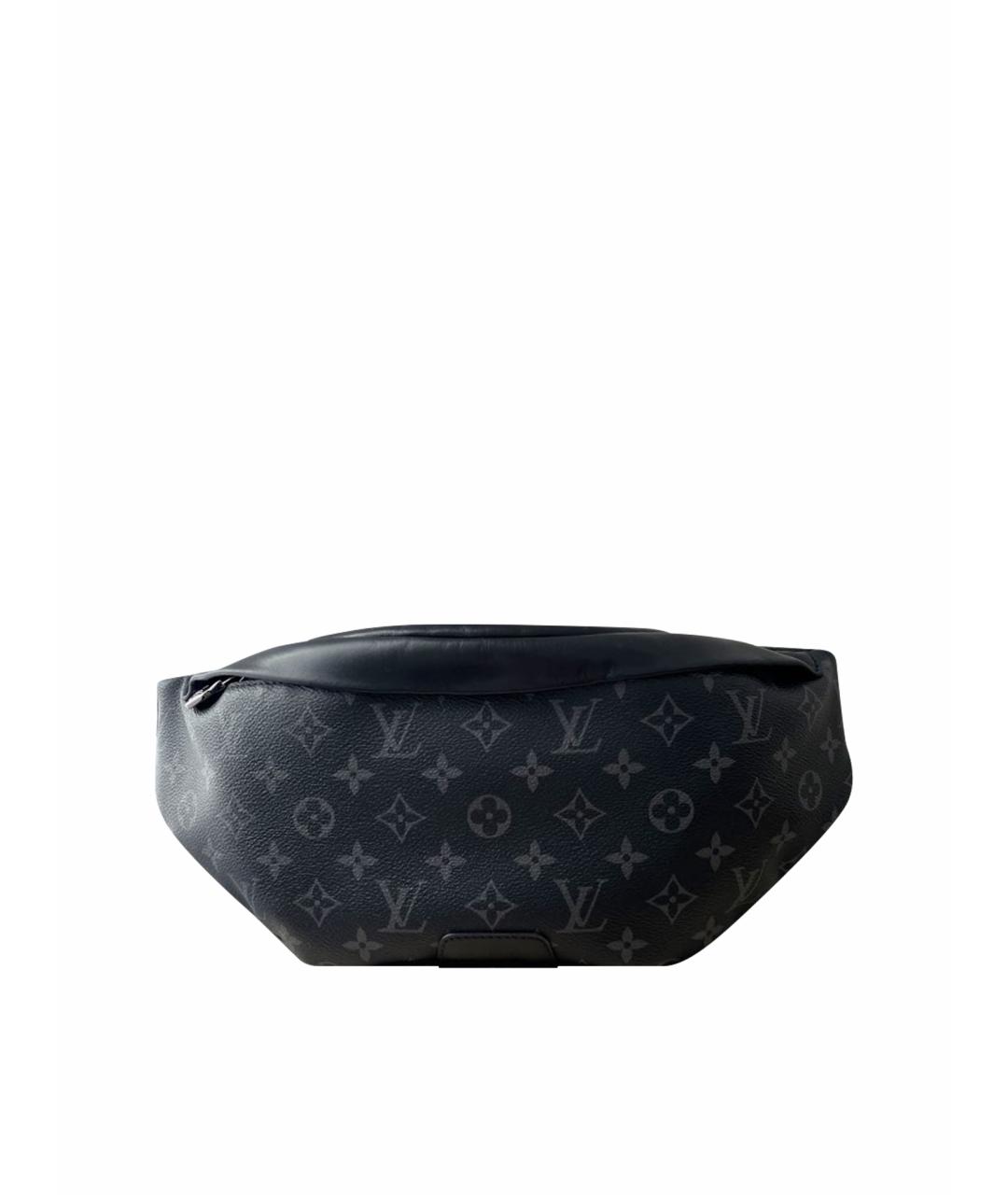 LOUIS VUITTON Черная поясная сумка, фото 1