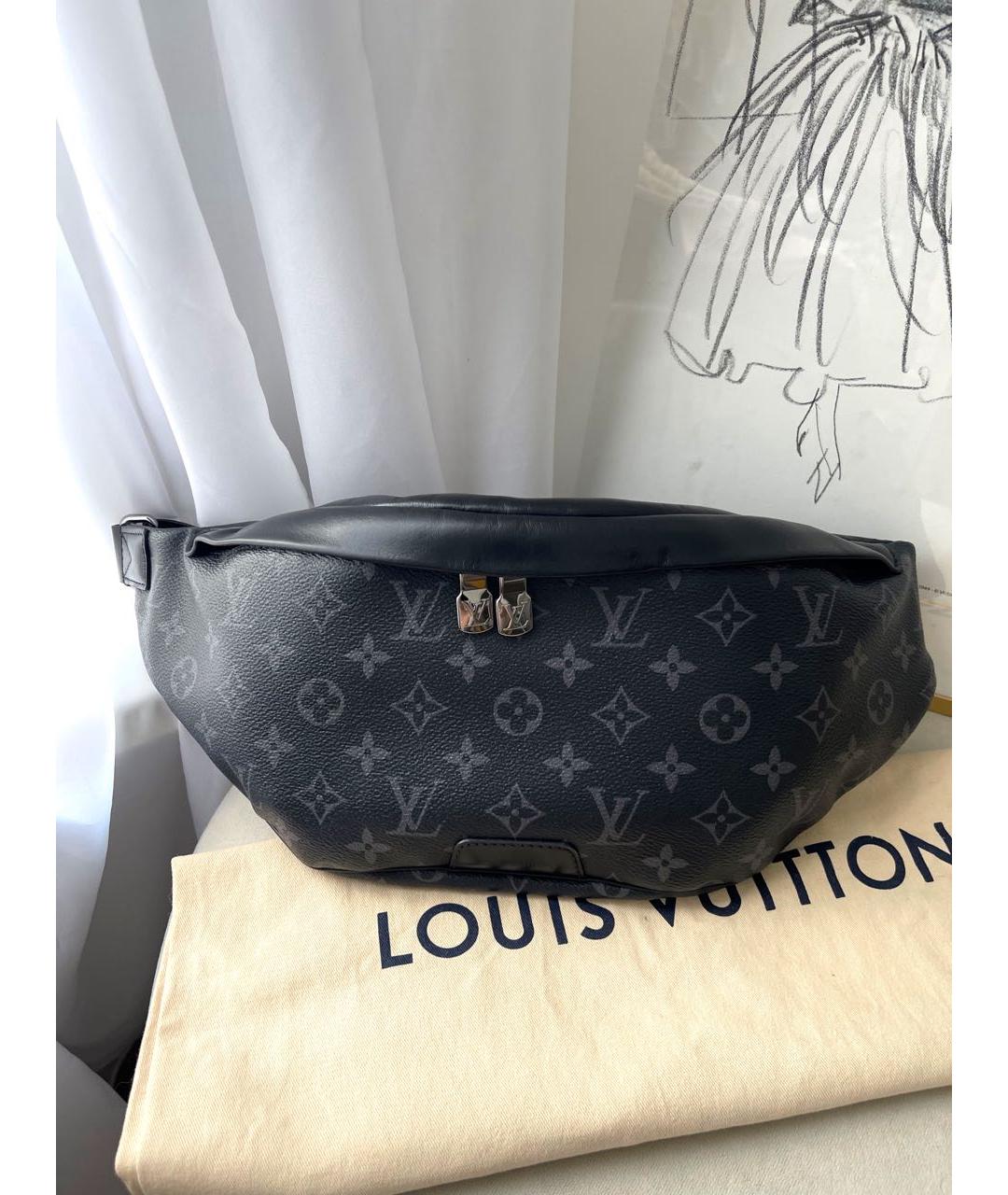 LOUIS VUITTON Черная поясная сумка, фото 2