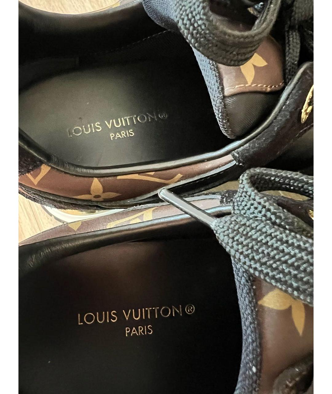 LOUIS VUITTON Коричневые кроссовки, фото 6