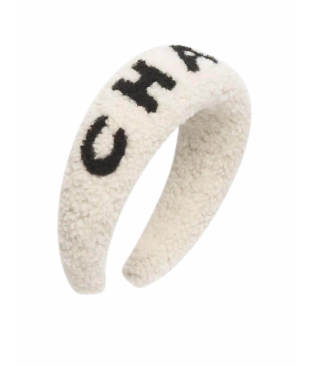 CHANEL Белый ободок, фото 1