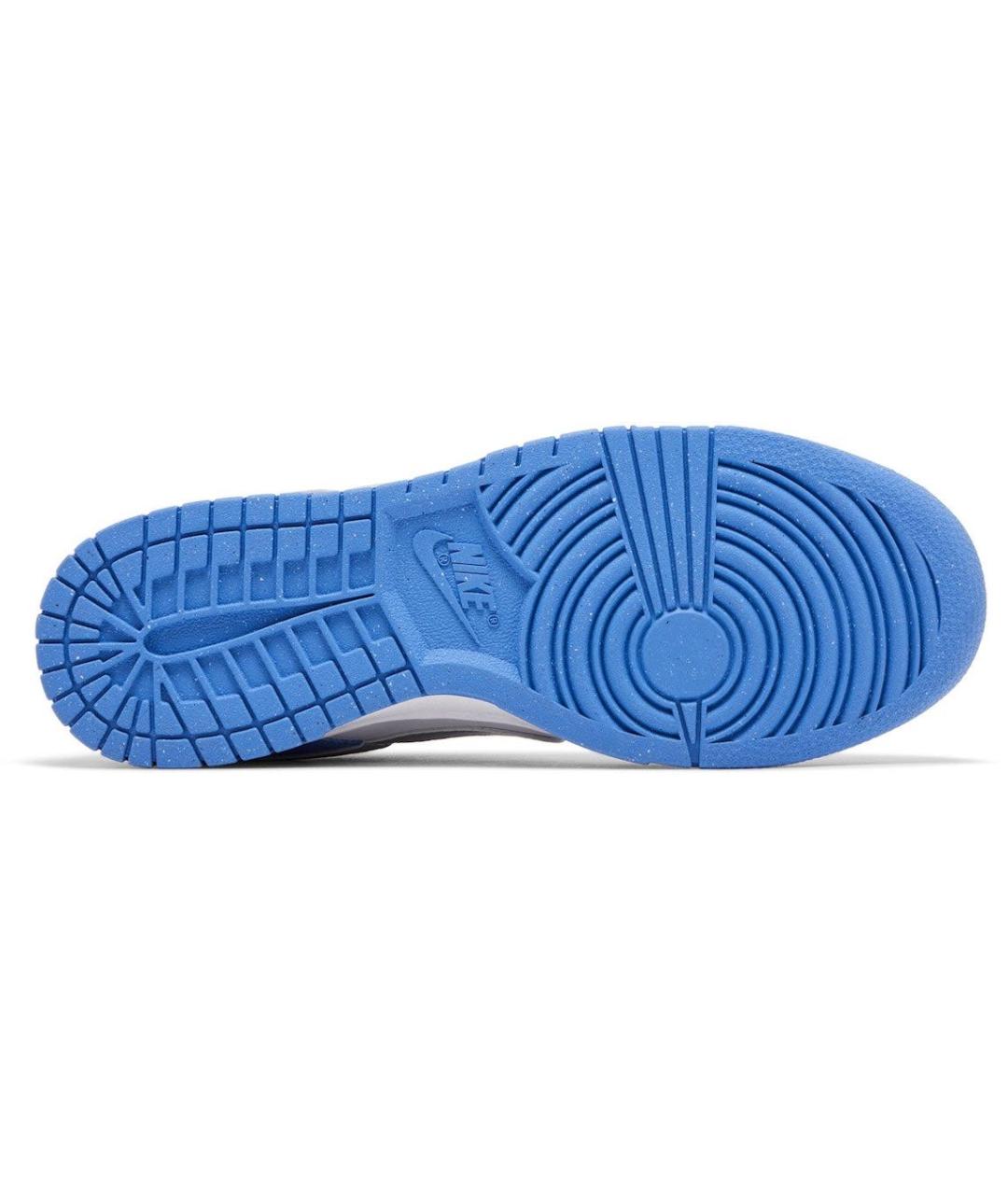 NIKE Синие кожаные кроссовки, фото 6