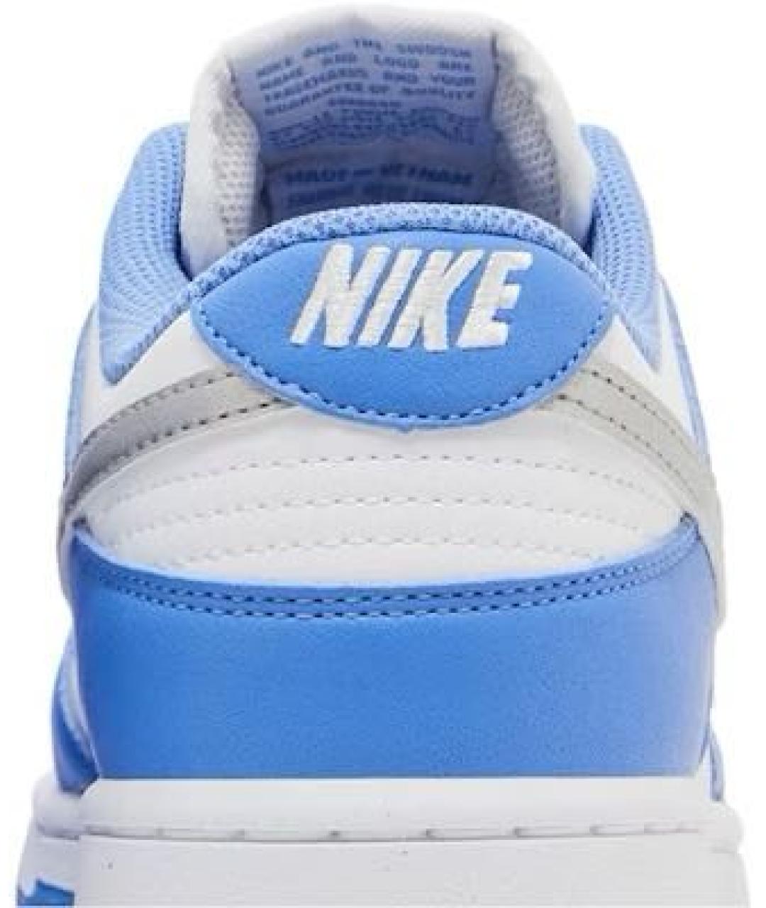NIKE Синие кожаные кроссовки, фото 8
