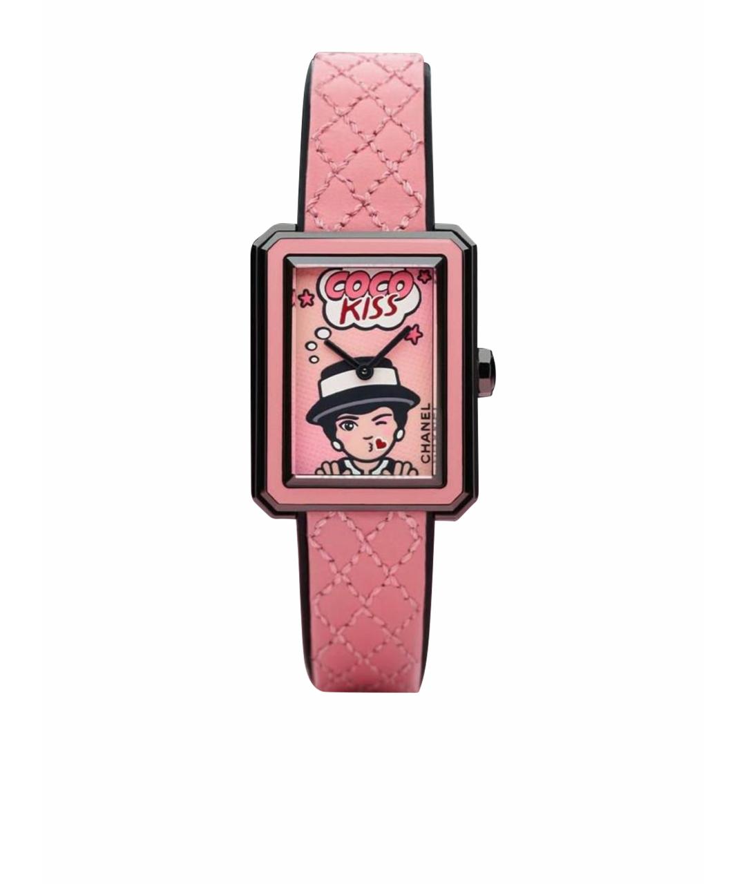 CHANEL Черные часы, фото 1