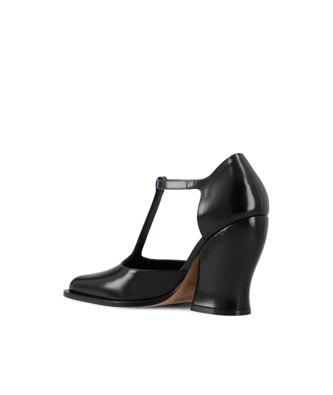 LOEWE Черные кожаные туфли, фото 3
