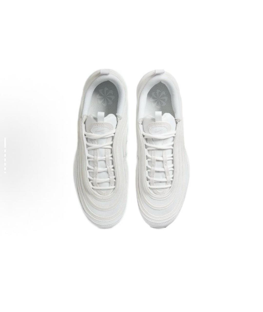 NIKE Белые кожаные кроссовки, фото 4