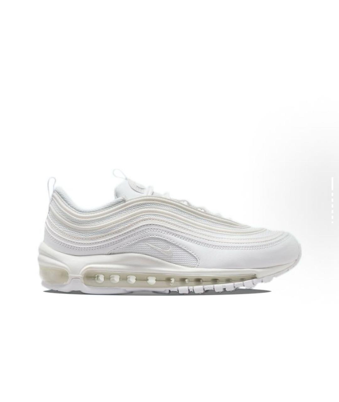 NIKE Белые кожаные кроссовки, фото 7