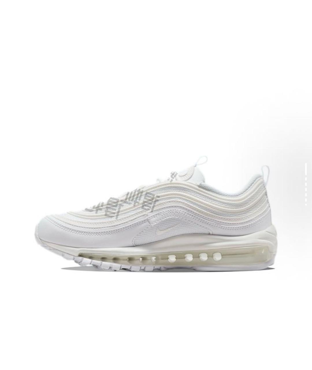 NIKE Белые кожаные кроссовки, фото 2