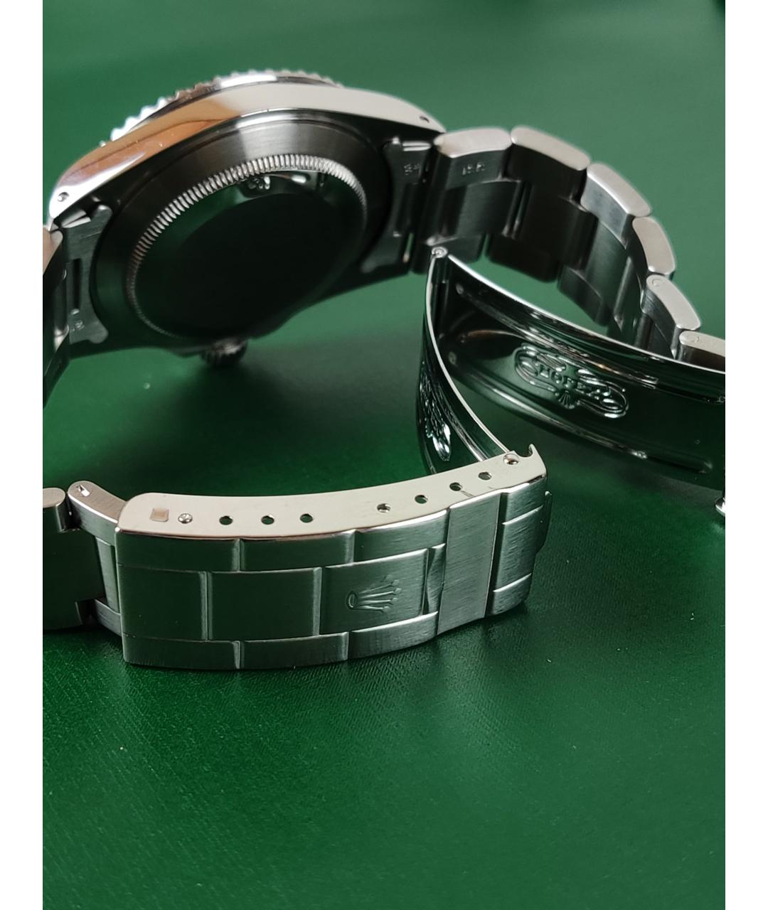 ROLEX Черные стальные часы, фото 6