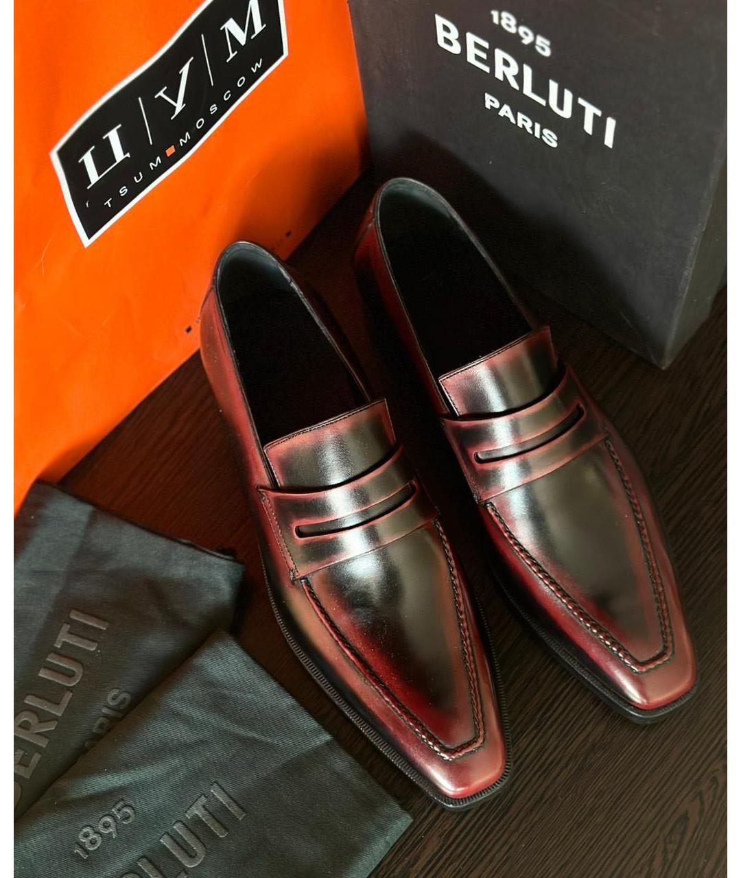 BERLUTI Мульти кожаные лоферы, фото 4