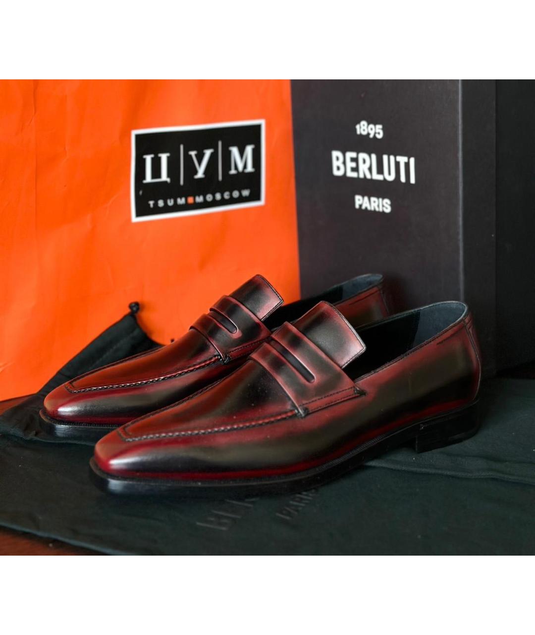BERLUTI Мульти кожаные лоферы, фото 3