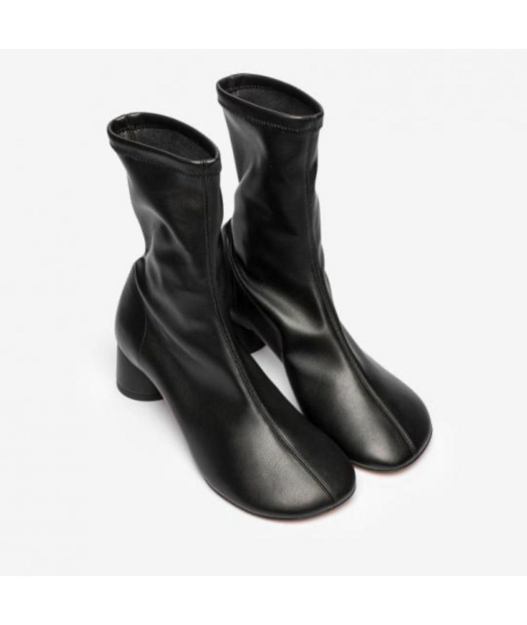 PROENZA SCHOULER Черные кожаные ботильоны, фото 3