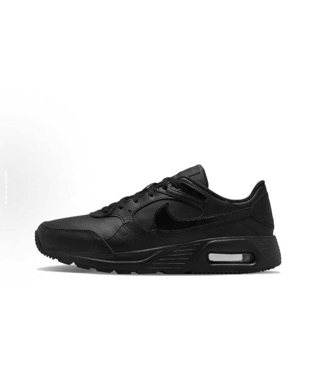 NIKE Черные кожаные кроссовки, фото 2