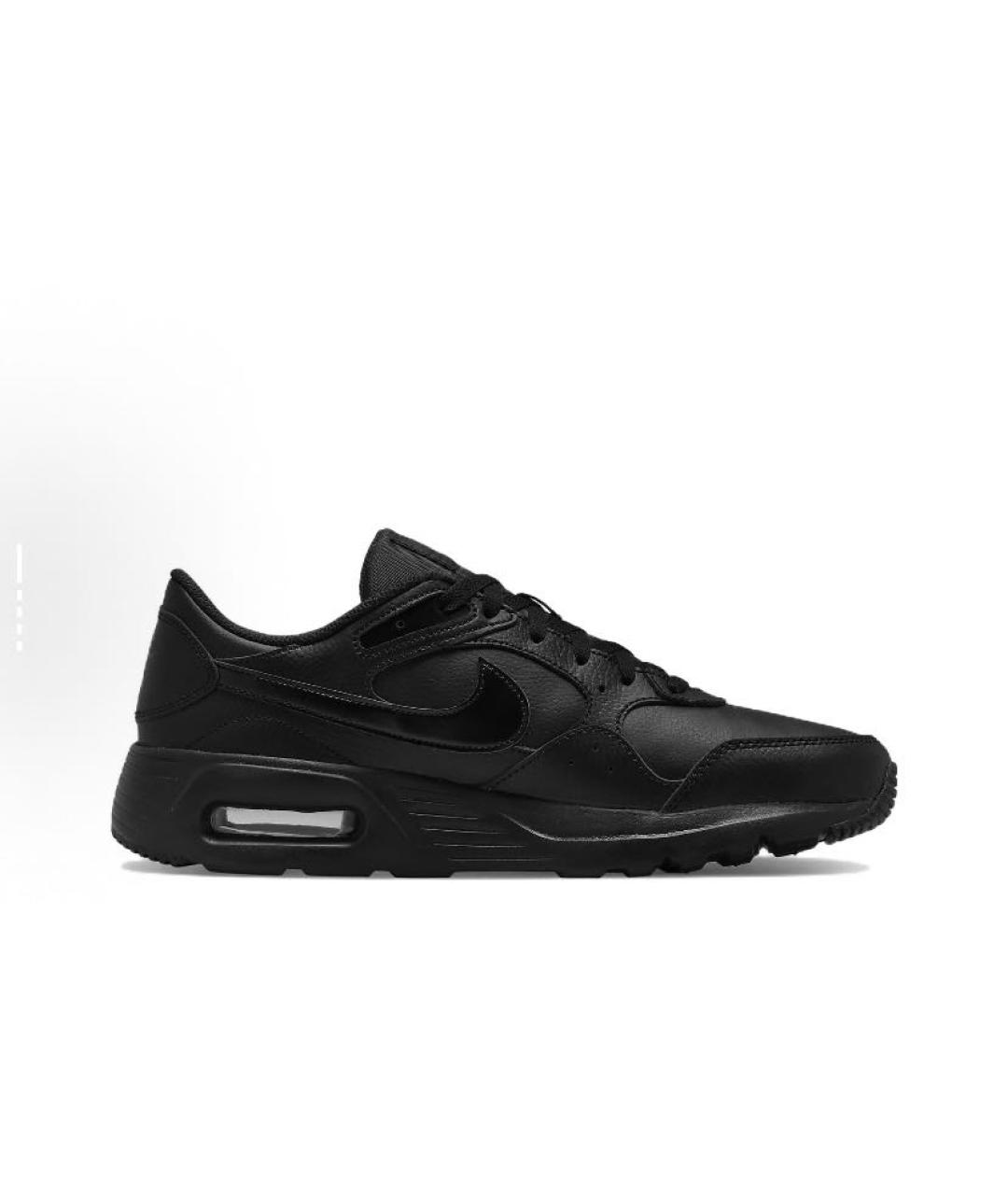 NIKE Черные кожаные кроссовки, фото 7