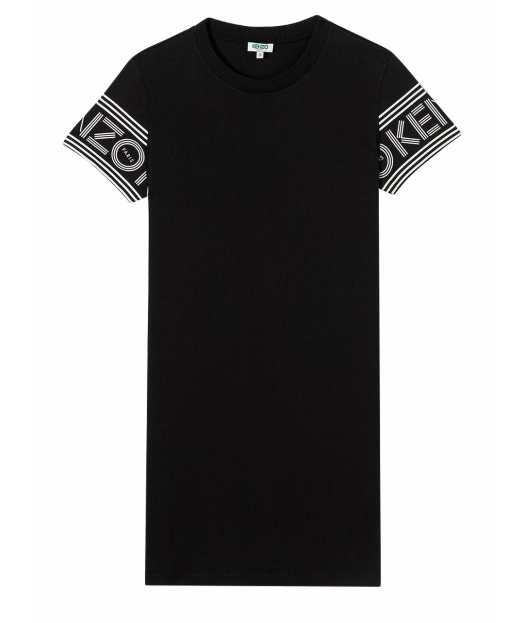 KENZO Черное повседневное платье, фото 1