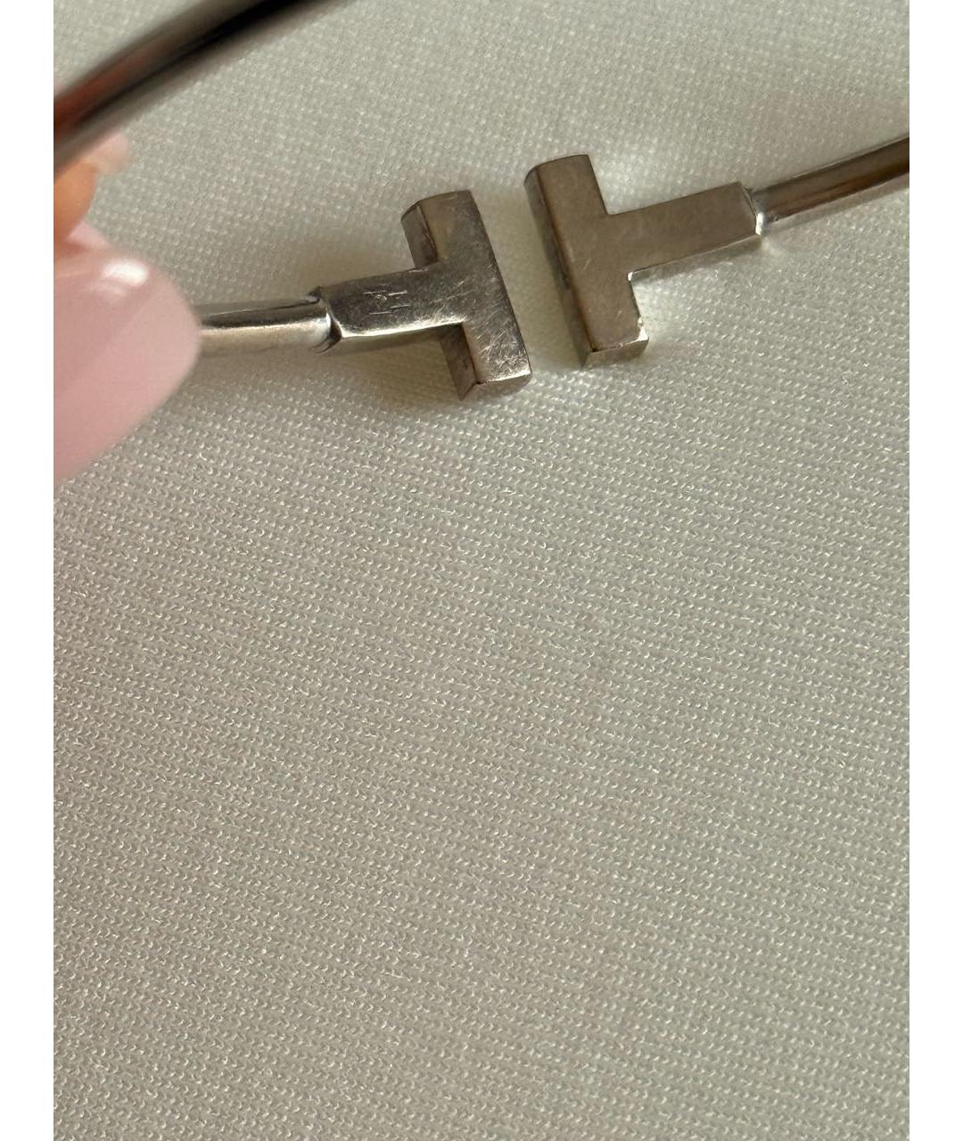 TIFFANY&CO Серебрянный браслет из белого золота, фото 5