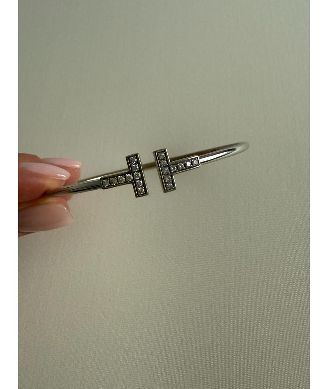 TIFFANY&CO Серебрянный браслет из белого золота, фото 3