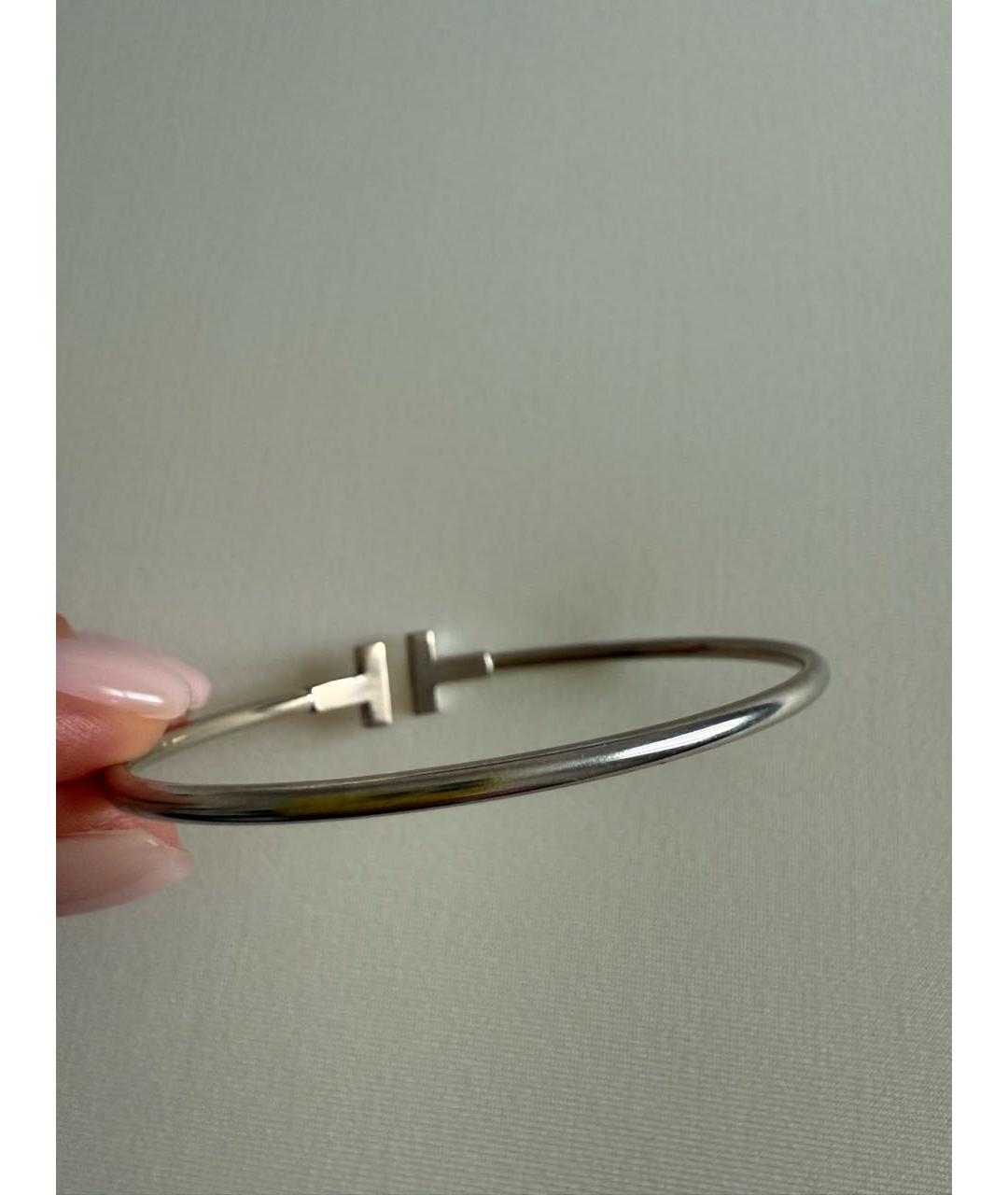TIFFANY&CO Серебрянный браслет из белого золота, фото 4