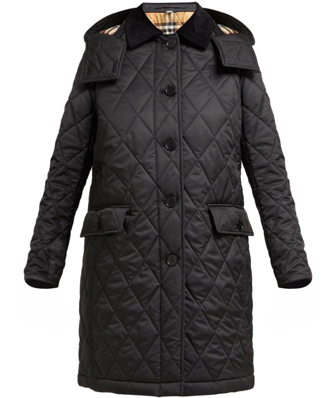 BURBERRY Черное пальто, фото 1