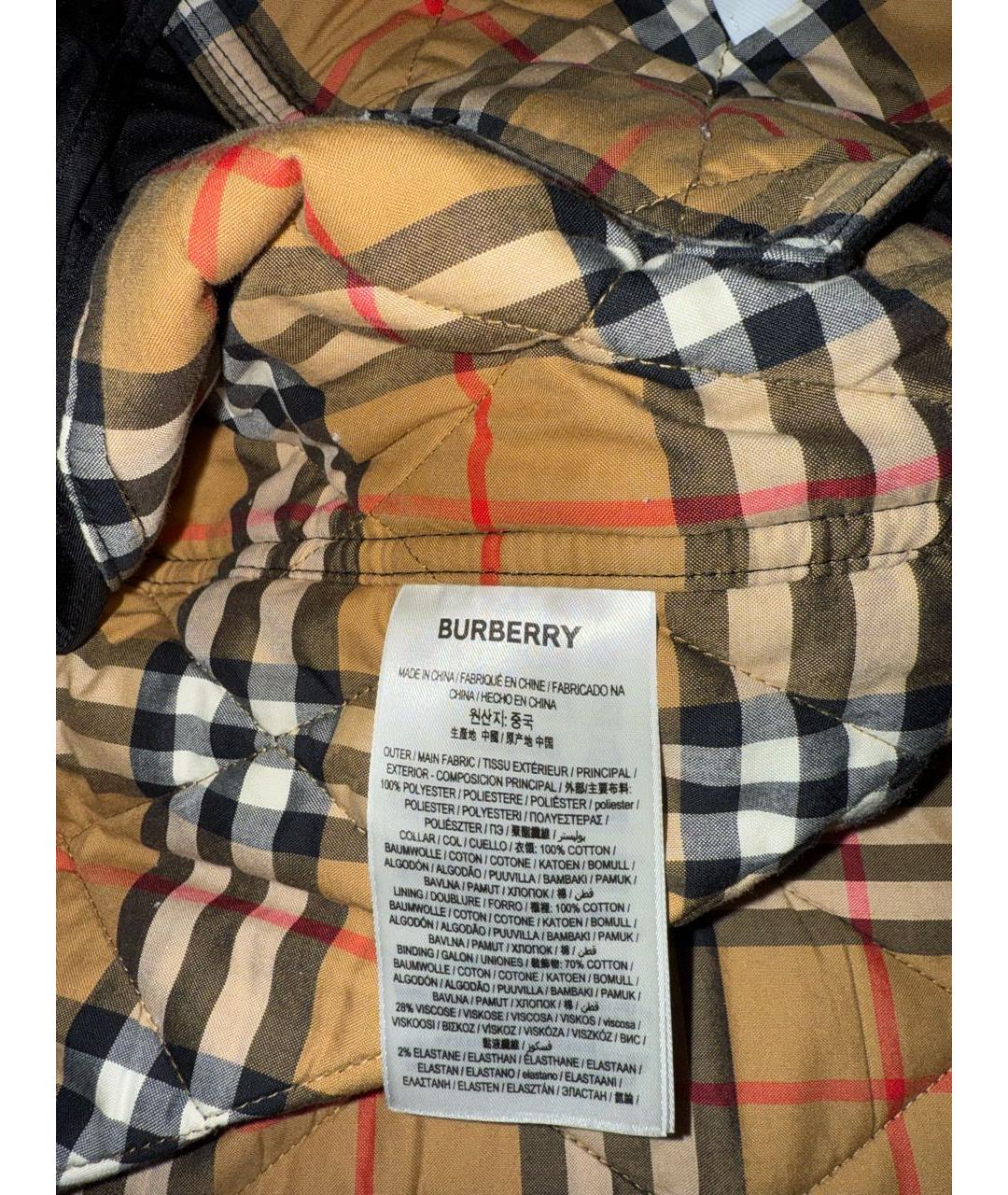 BURBERRY Черное пальто, фото 3