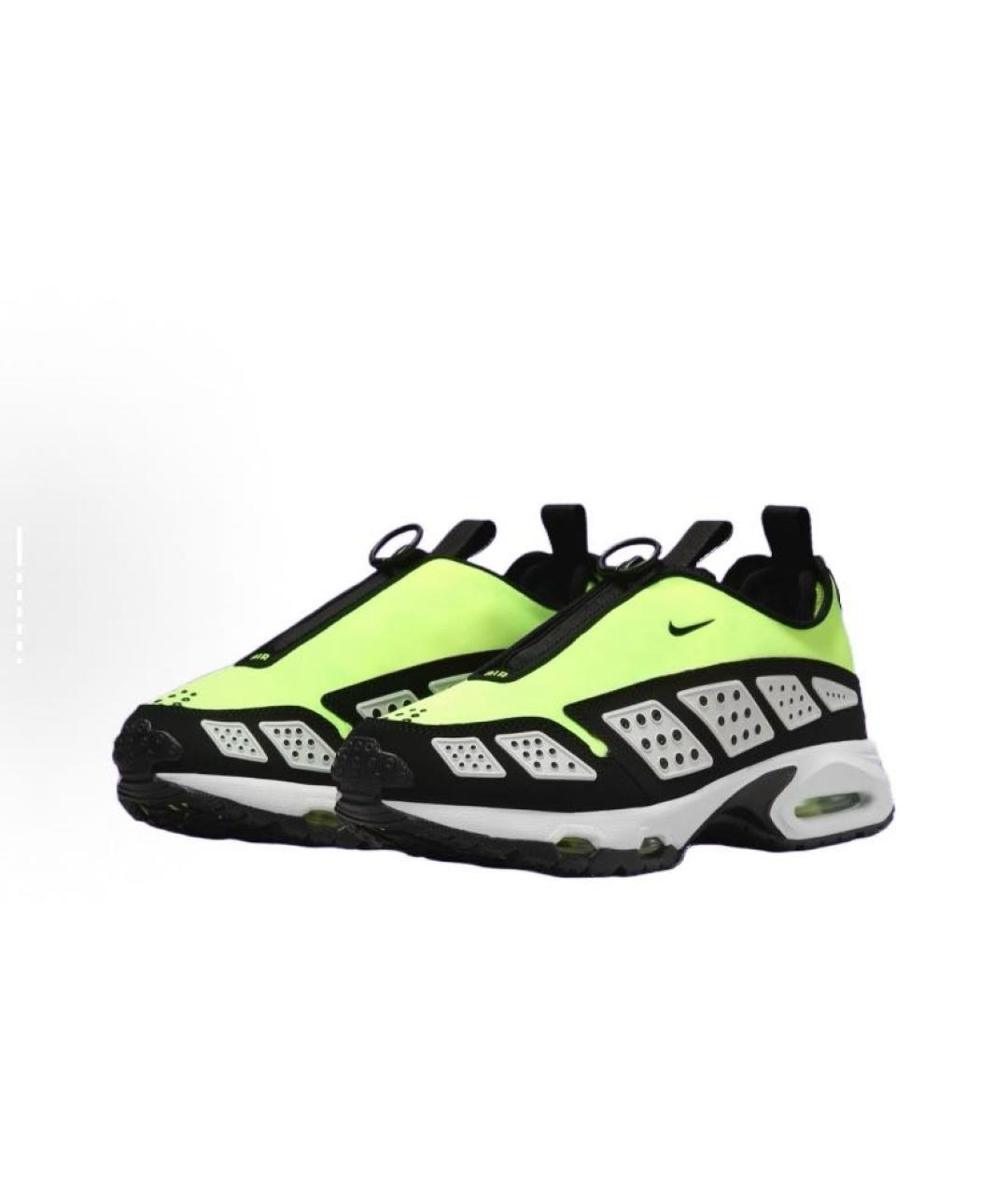 NIKE Зеленые текстильные кроссовки, фото 4