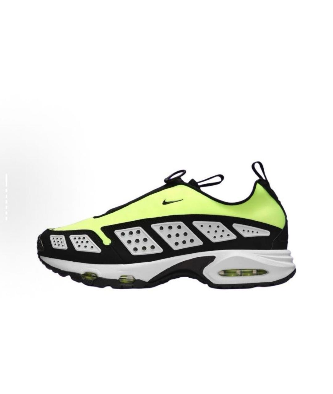 NIKE Зеленые текстильные кроссовки, фото 2