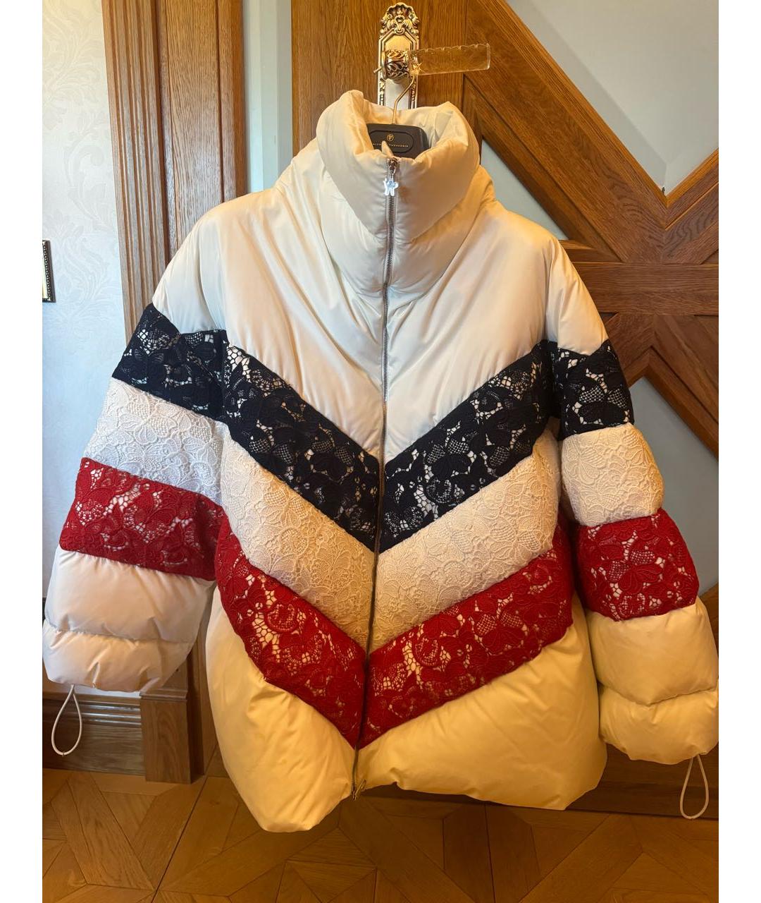 MONCLER Белый пуховик, фото 8