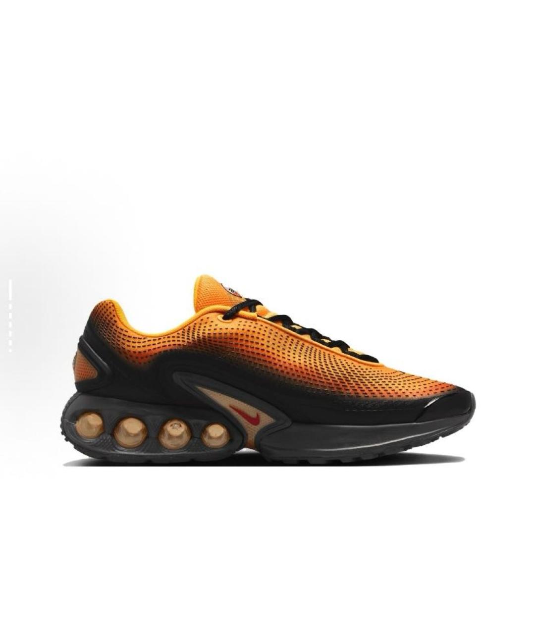 NIKE Оранжевое текстильные кроссовки, фото 6