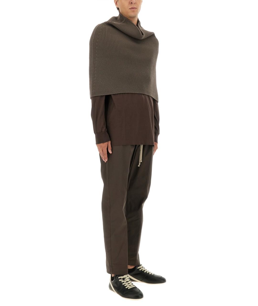 RICK OWENS Антрацитовая атласная жилетка, фото 3