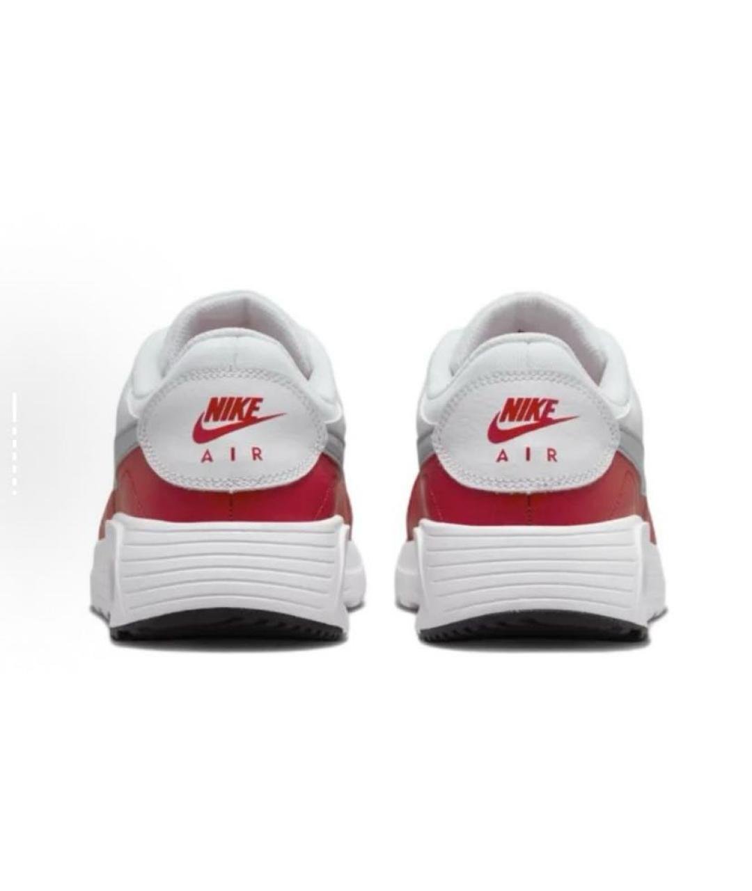NIKE Красные кожаные кроссовки, фото 5
