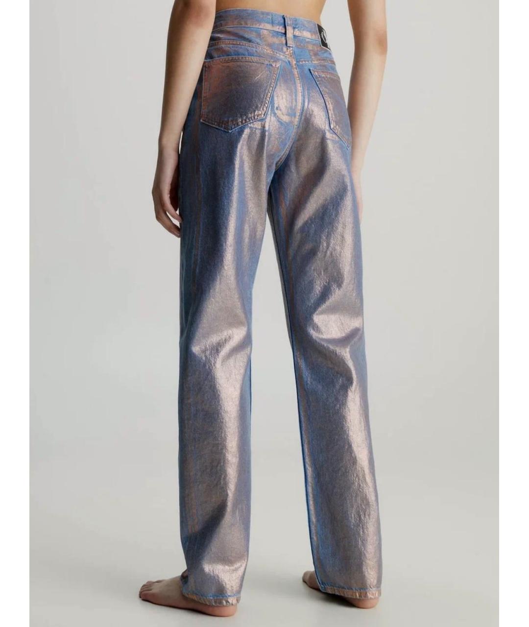 CALVIN KLEIN Хлопковые прямые джинсы, фото 9