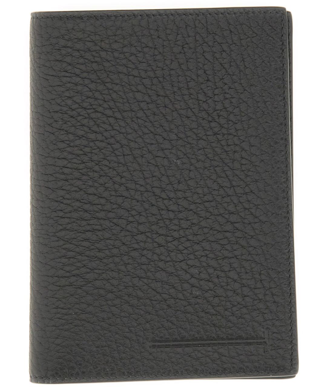 TOM FORD Черный кожаный кошелек, фото 1