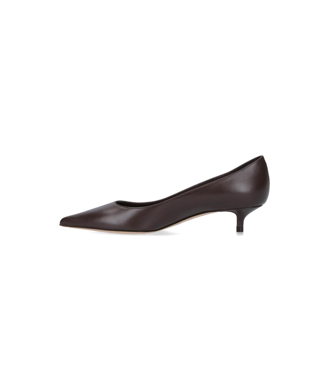 JIMMY CHOO Коричневые кожаные туфли, фото 3