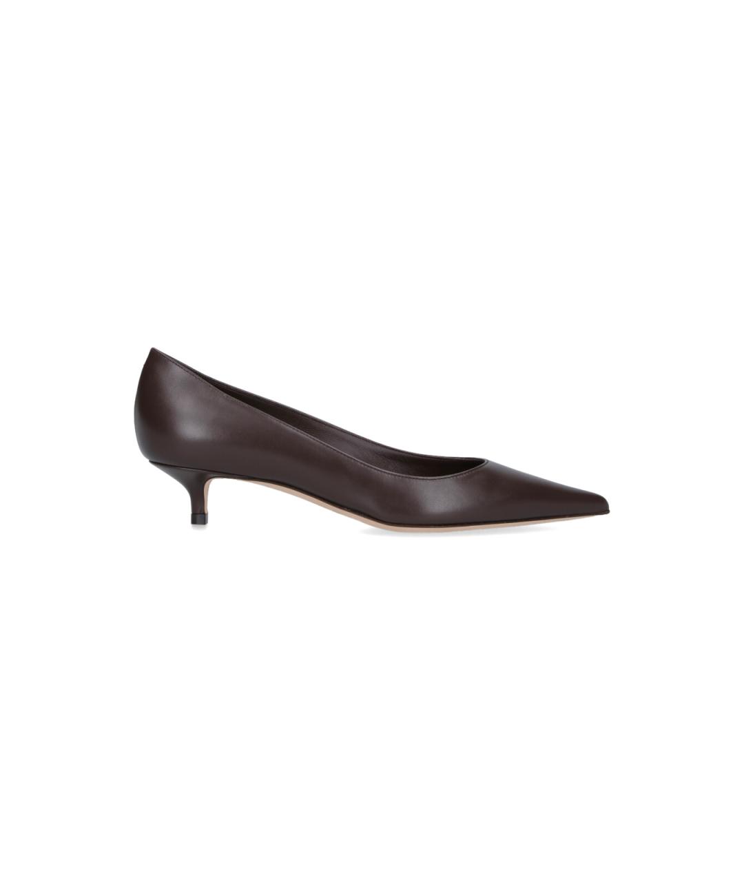 JIMMY CHOO Коричневые кожаные туфли, фото 1