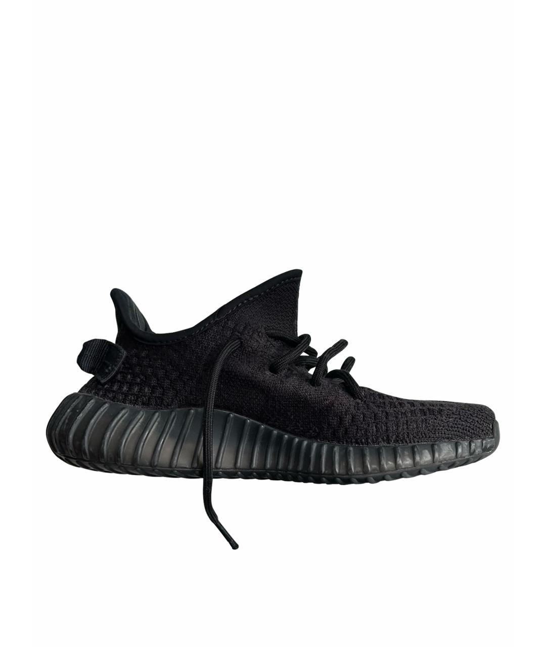 ADIDAS YEEZY Черные текстильные кроссовки, фото 1