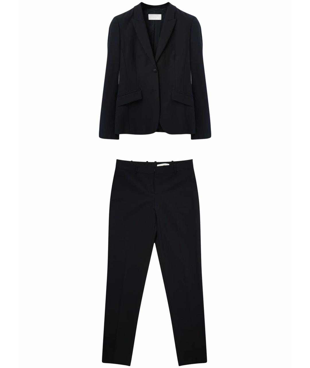 HUGO BOSS Темно-синий шерстяной костюм с брюками, фото 1