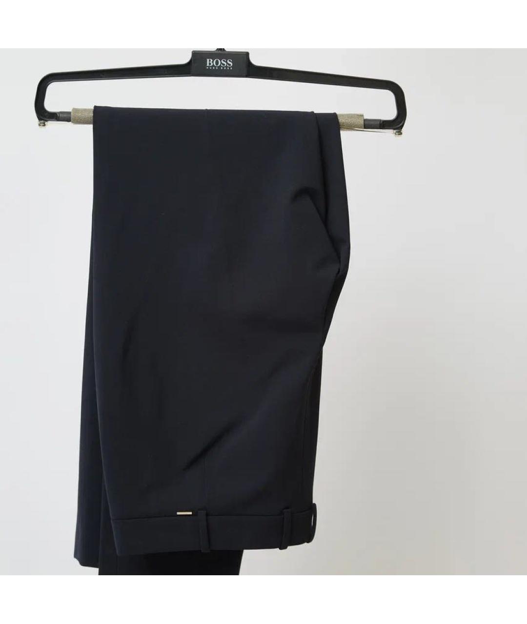 HUGO BOSS Темно-синий шерстяной костюм с брюками, фото 5