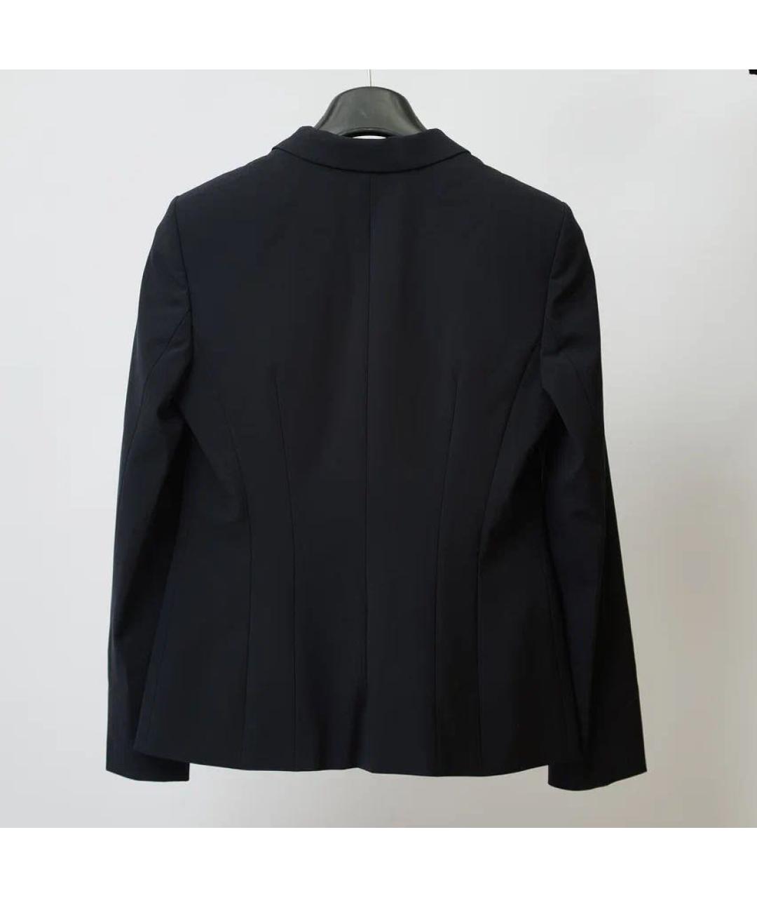 HUGO BOSS Темно-синий шерстяной костюм с брюками, фото 4