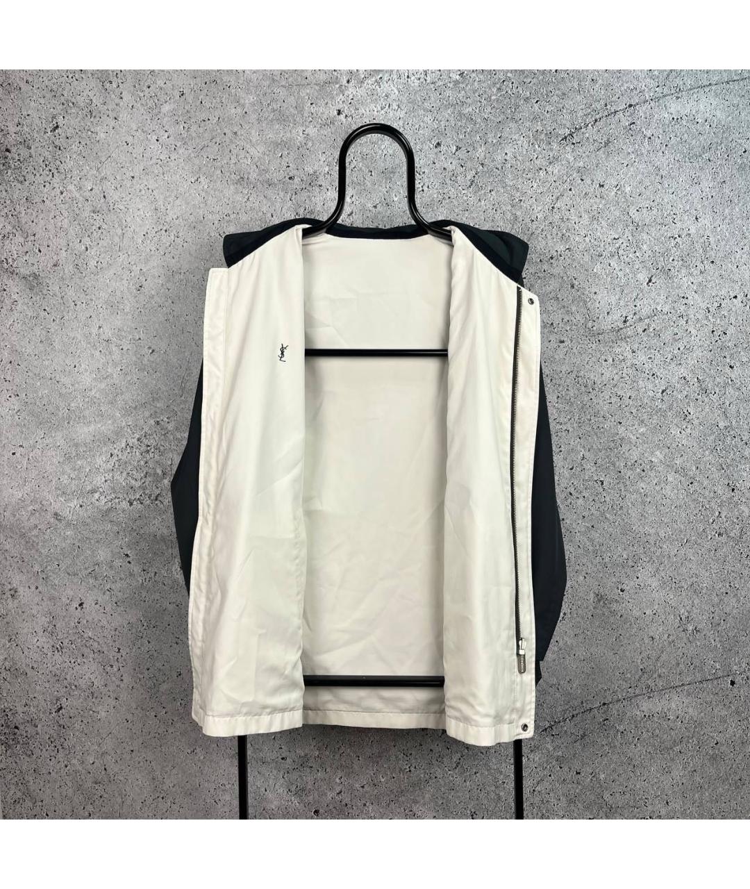 SAINT LAURENT Антрацитовая куртка, фото 3