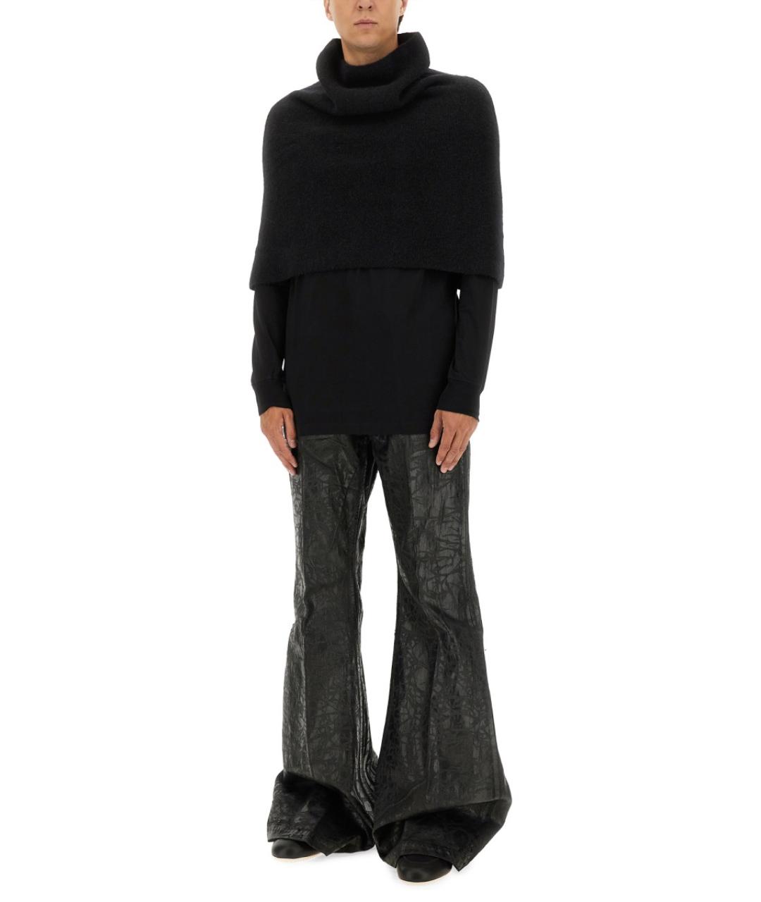 RICK OWENS Черный шерстяной джемпер / свитер, фото 3